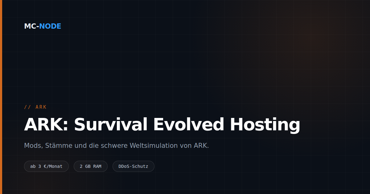 ARK Server hosten: warum deine Welt immer schwerer wird