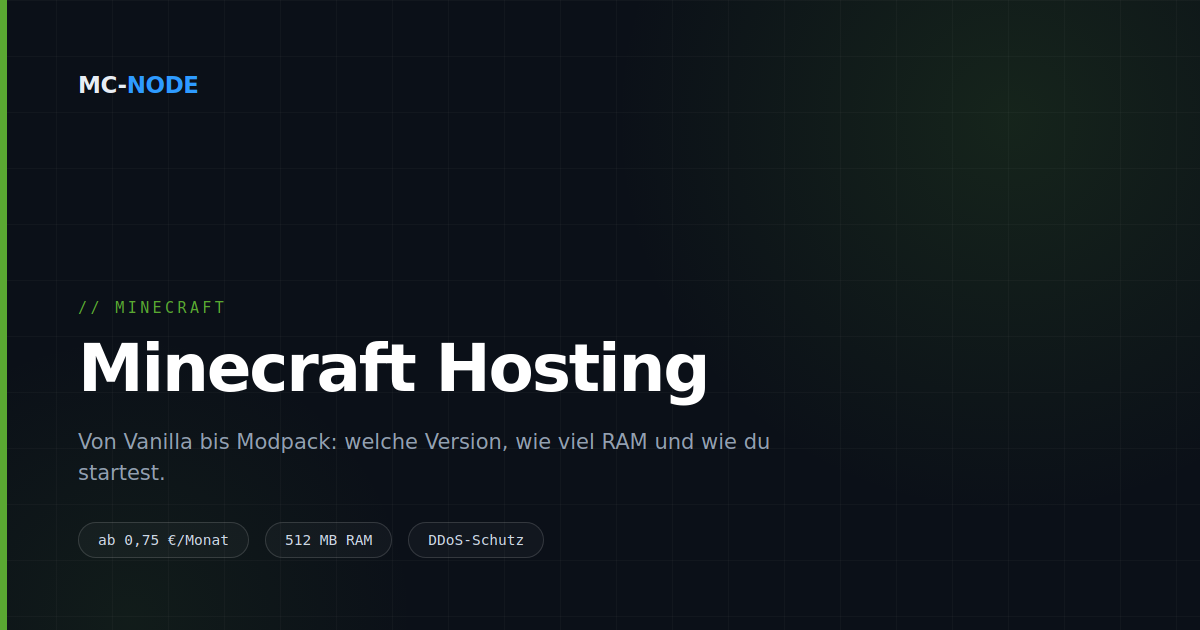 Minecraft Server hosten: Plugins oder Mods, und wie viel RAM du brauchst