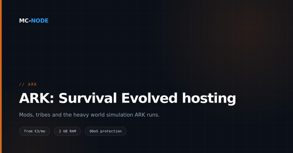 ARK server hosting: why your world keeps getting heavier