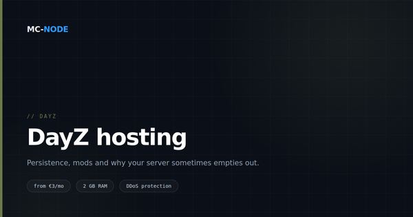 DayZ server hosting: the loot economy decides everything