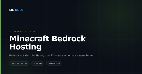 Minecraft Bedrock Server: gemeinsam auf Konsole, Handy und PC