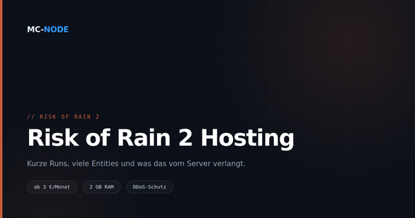 Risk of Rain 2 Server hosten: kurze Runs, viele Entities