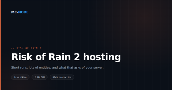 Risk of Rain 2 server hosting: short runs, lots of entities
