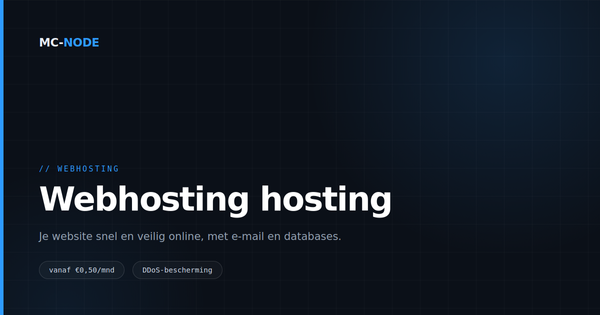 Webhosting of VPS: welke past bij jouw website?